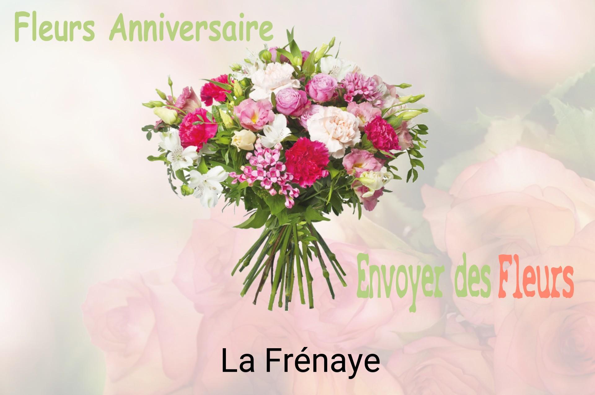 Bouquet de fleurs d’anniversaire livré à La Frénaye
