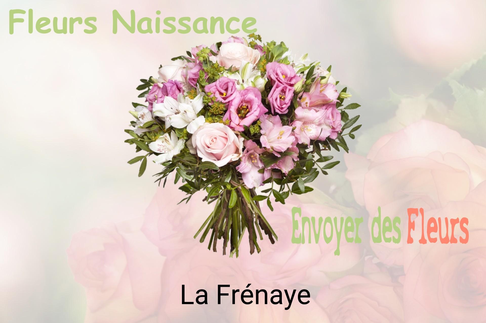 Bouquet de fleurs de naissance livré à La Frénaye